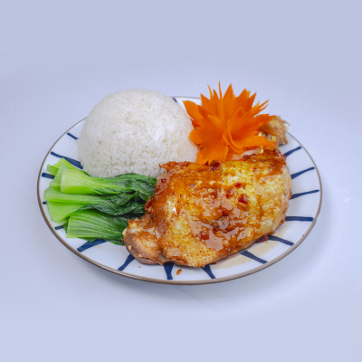 Cơm Đùi Gà Xối Mỡ