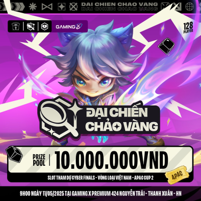 Đại Chiến Chảo Vàng - Giải TFT quy mô lớn nhất trong lịch sử Gaming X