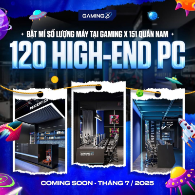 ​ BẬT MÍ SỐ LƯỢNG PC TẠI GAMING X 151 QUÁN NAM    ​