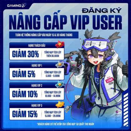 ​ ĐĂNG KÝ NÂNG CẤP VIP USER - NHIỀU ƯU ĐÃI HẤP DẪN