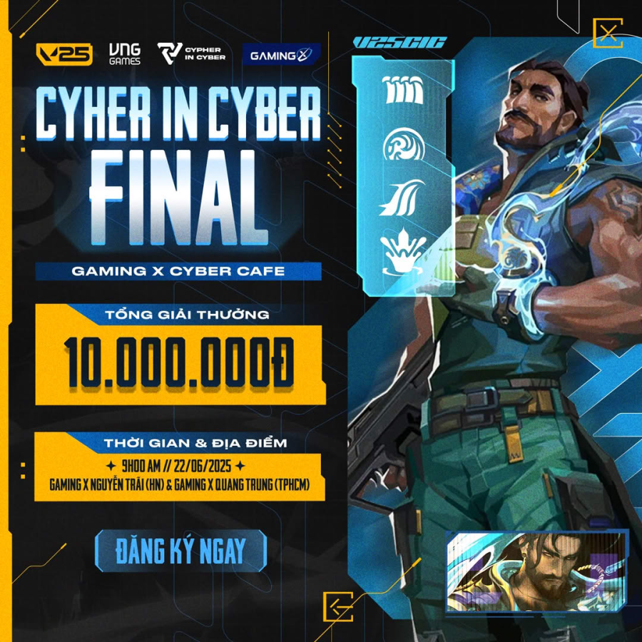 Cypher In Cyber Final - Giải Valorant Liên Miền Bắc - Nam Đầu Tiên Tại Gaming X