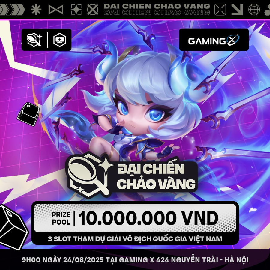 Đại Chiến Chảo Vàng Gaming X Chính Thức Mở Đăng Ký