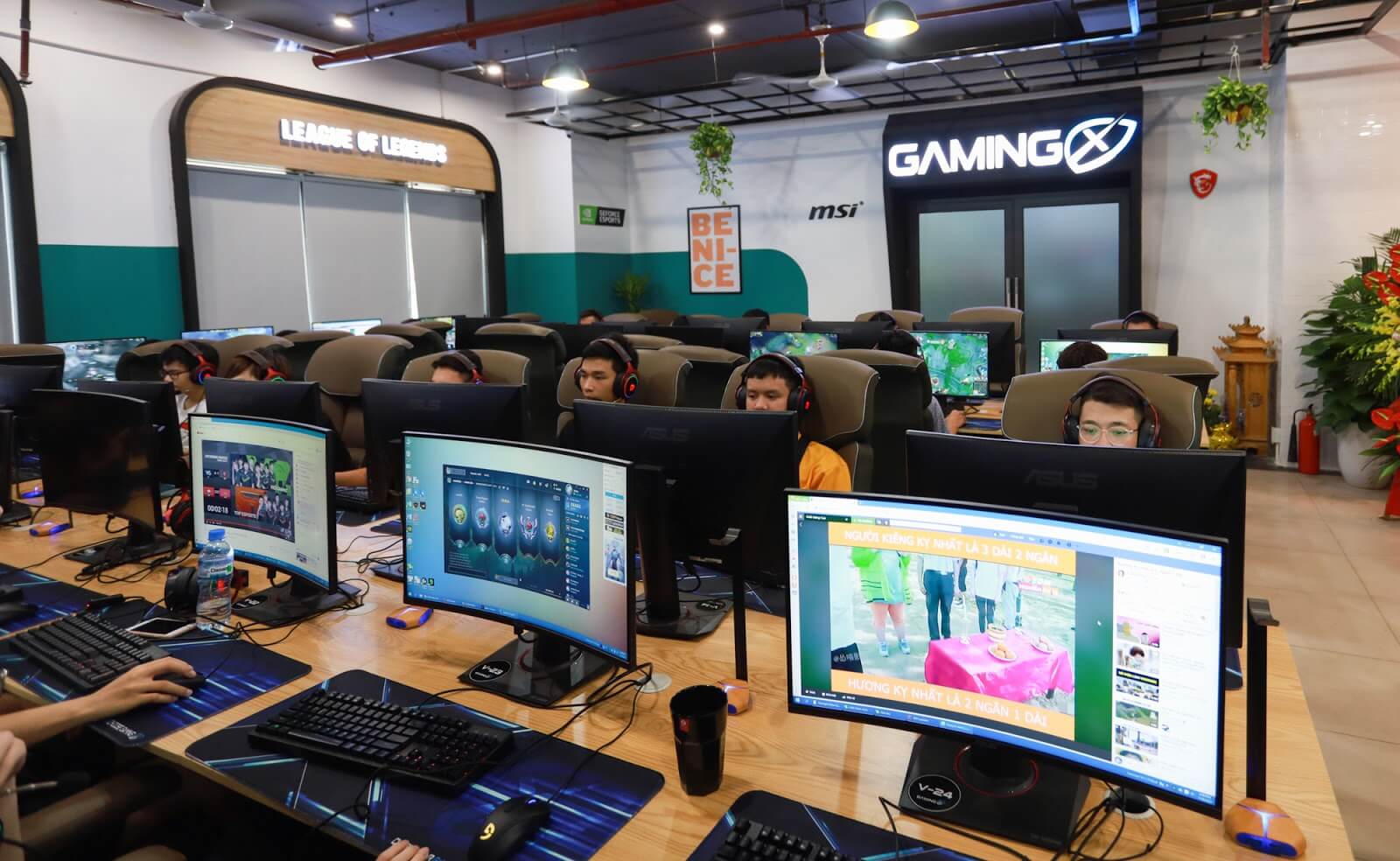 Phòng máy Gaming X Cổ Nhuế