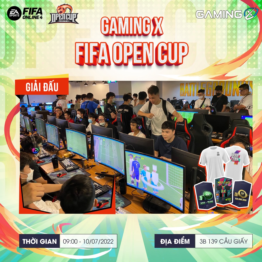 Giải Đấu Gaming X Fifa Open Cup - Gaming X Cầu Giấy