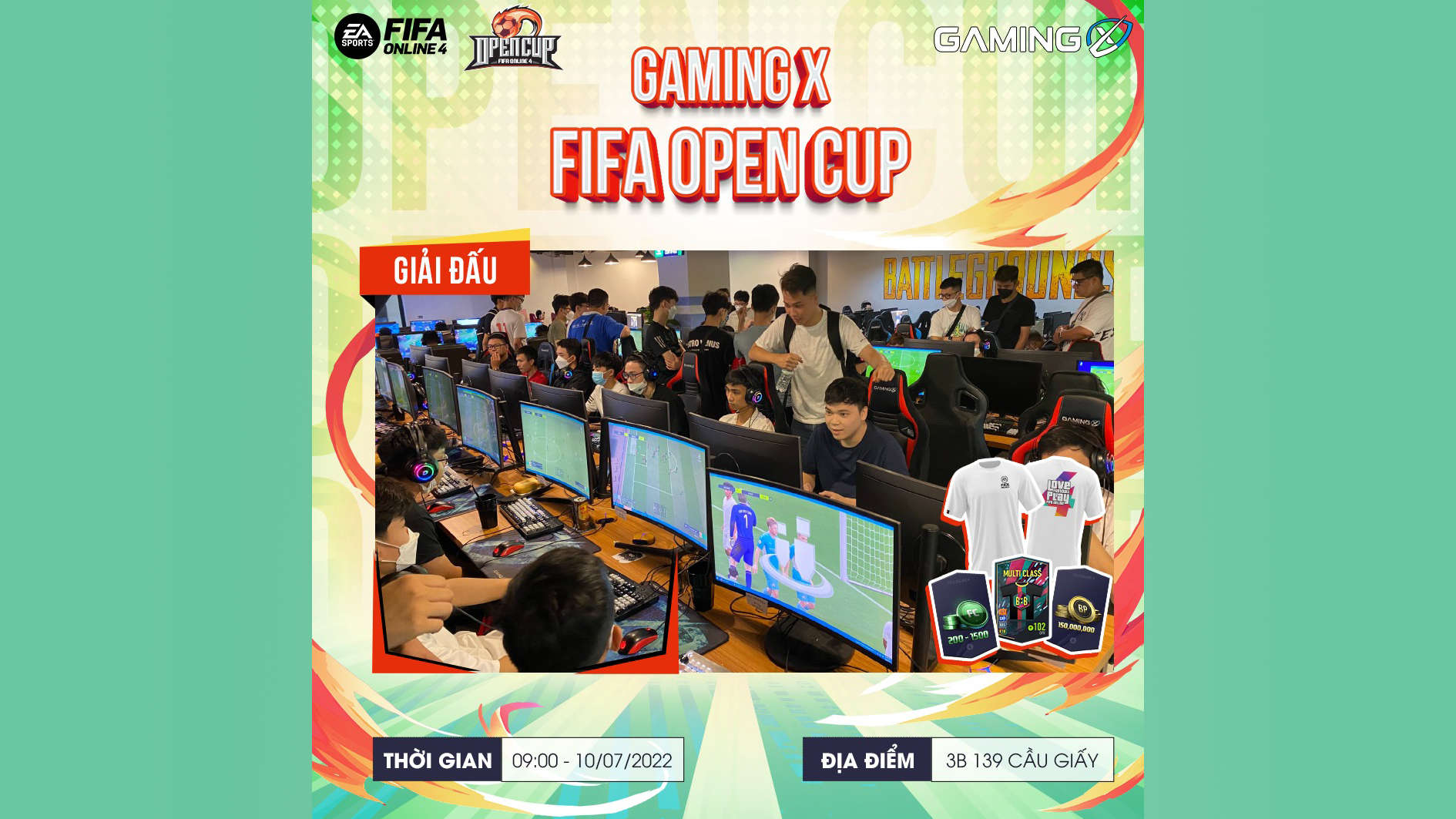 Mở Đăng Ký Giải Đấu Gaming X Fifa Open Cup - Gaming X 139 Cầu Giấy